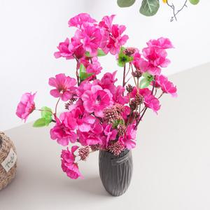 진달래 조화 화병 코움 set 40cm (DIY) 인테리어 봄 꽃 테이블 장식 소품 행사 꾸미기