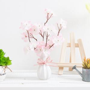 벚꽃 조화 화병 리즈 set 24cm 인테리어 봄 테이블 장식 소품 행사 꾸미기