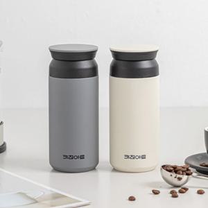 키친아트 라떼 스텐텀블러 미니 보온보냉텀블러 물통 물병 350ml 2color