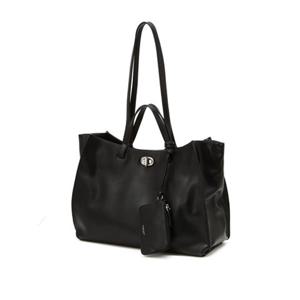 [질스튜어트 ACC] JABA6E105BK [AUBE] 가죽 오브 장식 쇼퍼 L 블랙