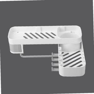 180도 회전 접착식 욕실선반 무타공 화장실선반