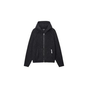 Stussy스투시 청키 니트 후드 집업 블랙 117200