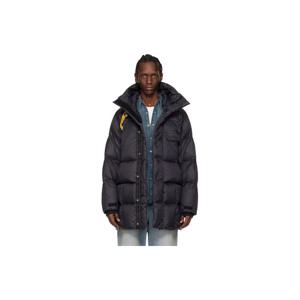 파라점퍼스 패딩 블랙 볼드 파카 후드 다운 재킷 261048M178003