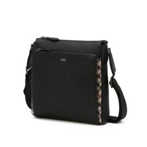 [닥스ACC]블랙 로고장식 소가죽 크로스백 DBBA6E113