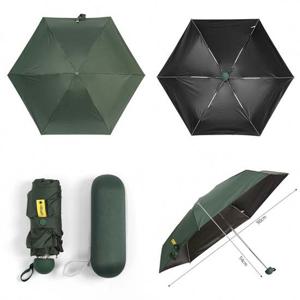 캡슐우산 UV차단 5단 양산겸 우산 케이스 경량우산