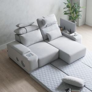 루엔 3인 모션쇼파 전동 슬라이딩 리클라이너 고급형