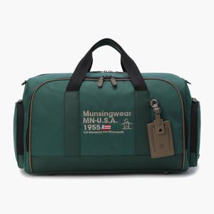 [먼싱웨어] 남성 에센셜 보스턴백 다크그린 MR121MBB11