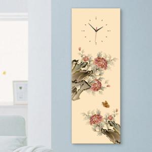 아트박스/꾸밈 iw154-부귀의상징_모란_노프레임벽시계