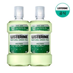 [리스테린] 그린티 마일드 750ml x2