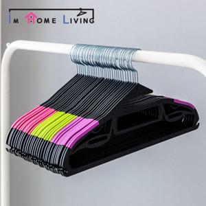 아임홈 다용도 프리미엄 논슬립 회전 옷걸이 100P (보라)