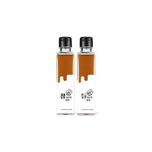 불로동주유소 국산 100% 참기름 150ml*1병+들기름 150ml*1병