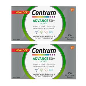 호주 센트룸 어드밴스 멀티비타민 50세이상 100정 2개