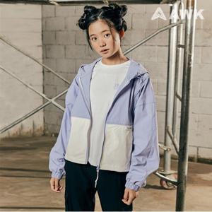 [AWK] 오버핏 절개 포인트 크롭 바람막이 점퍼