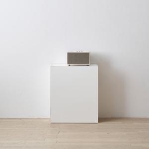 리바트 로넌 화이트 2단 600 책장 (도어형)