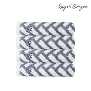 [사은증정] 로얄베르겐 프리미엄 뱀부타올 헤링본 페이스4P