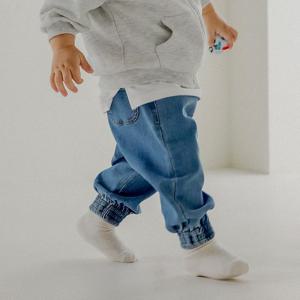 [해피프린스]이안 데님 아기 조거팬츠