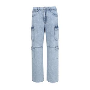 [버커루]여성 카고 스트레이트 L톤 데님 B235DP908P