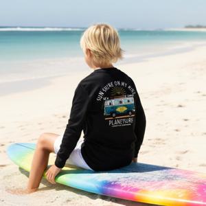 플래닛서프 아동 루즈핏 래쉬가드 PS005BUBT