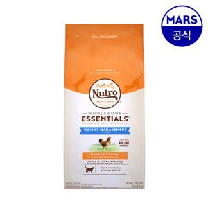 뉴트로캣 1세이상 체중관리용 닭고기와현미 2.27kg+캣닢쿠션+템테이션12gx3팩