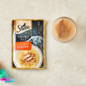 [6+1] 쉬바 수제수프 참치 닭가슴살 파우치 40g