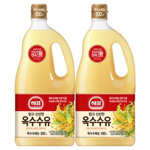 해표 옥수수유 1.8L 2개