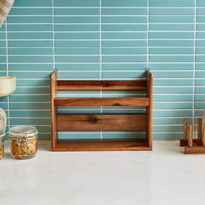 [모던하우스] 아카시아 딥우드 2단 양념랙 300