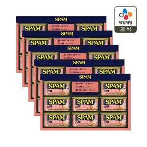 [CJ 선물세트] 스팸 닭가슴살 12호 5개 1박스 쇼핑백포함
