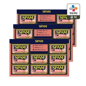 [CJ 선물세트] 스팸 닭가슴살 12호 3개 쇼핑백포함