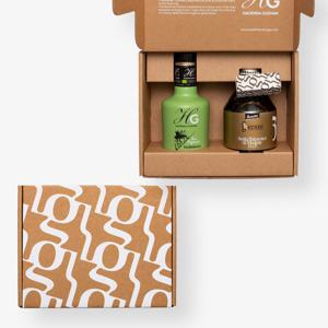 유기농 지중해 선물세트 11호 (하시엔다구즈만 올리브오일 + 구에르조니 발사믹)