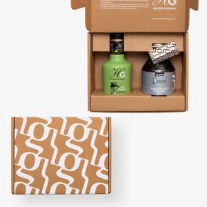 유기농 지중해 선물세트 14호 (하시엔다구즈만 올리브오일 + 구에르조니 발사믹)