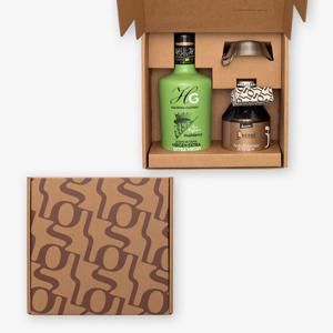 유기농 지중해 선물세트 7호 (하시엔다구즈만 올리브오일 + 구에르조니 발사믹)