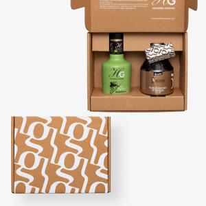 유기농 지중해 선물세트 17호 (하시엔다구즈만 올리브오일 + 구에르조니 발사믹)