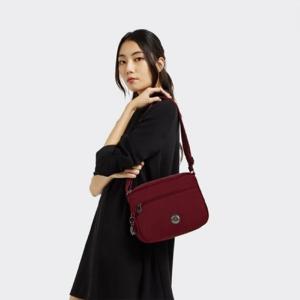 [키플링]키플링 데일리 크로스백 코라 S 엘리베이티드 와인 KLCBS16 EVWI