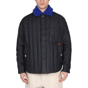 써네이 클래식 칼라 인조 퍼 패딩 재킷 CRTWXOUW006 DEN005DKD