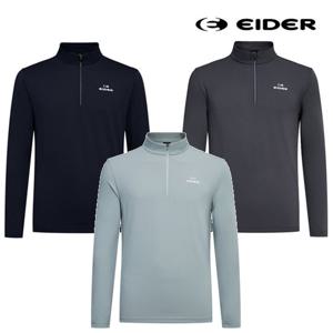 [아이더]남성 간절기 등산티 솔리드 집업 티셔츠 DMP25281