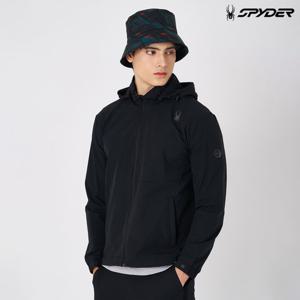 [스파이더] 남성 프로웹 냉감 바람막이 자켓 SPKPCNJK305MBLK