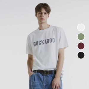 [버커루]남성 스탠다드핏 로고 반팔 티셔츠 B242Z1010P