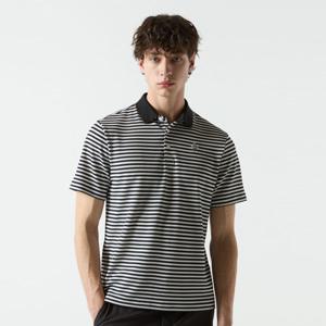 [먼싱웨어]남성 유러피안 스트라이프 반팔티셔츠 블랙(MQ221MTS49)