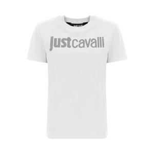 저스트까발리 반팔 티셔츠 77PAHE20 CJ110003 White