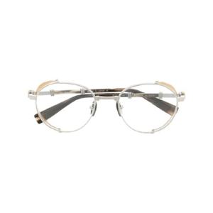 Balmain Eyewear 브리게이드 라운드 프레임 안경 BPX110B