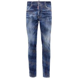 25 FW 디스퀘어드2 페인트 스플래터 슬림 핏 진 S74LB1566S30664 TP432482126