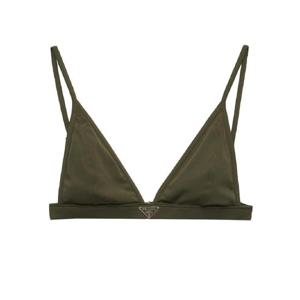 프라다 로고 트라이앵글 파인 골지 비키니 탑 70223SOOO1YW2