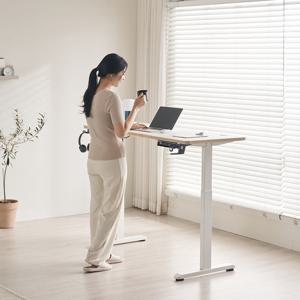 FS-01 모션데스크 싱글모터 1200 사이즈(화이트/블랙)