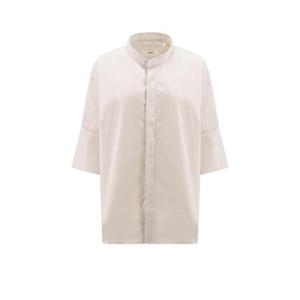 AMI 만다린 칼라 버튼 셔츠 USH218CO0063 193 TP943951852