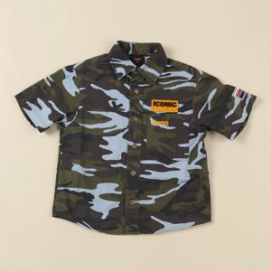 [지프키즈]카모플라주 반팔 셔츠 KM2SHU151DJ