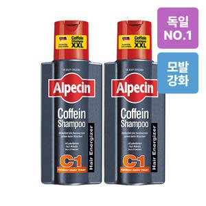 알페신 카페인 샴푸 C1 375ml (모발 강화) X 2