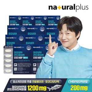 내츄럴플러스 철갑상어 뮤코다당단백 콘드로이친 1200 MBP 플러스 60정 12박스