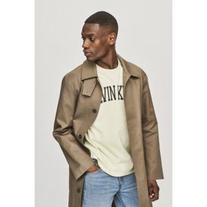 [캘빈클라인 진]남성 레귤러핏 커브 바시티 로고 반팔 티셔츠 4RB847G