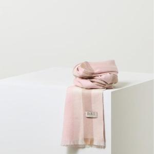 [닥스] 핑크 체크 울/캐시혼방 롱 라이트 머플러DBMU5FE82P2