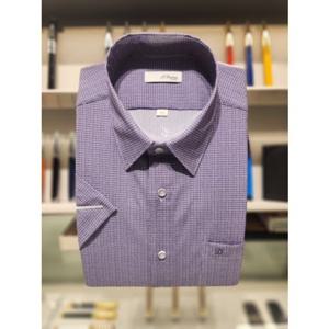 듀퐁셔츠 일반핏 반팔 SE5MM11HS115SPU 폴리써커 퍼플 경량셔츠 신상품